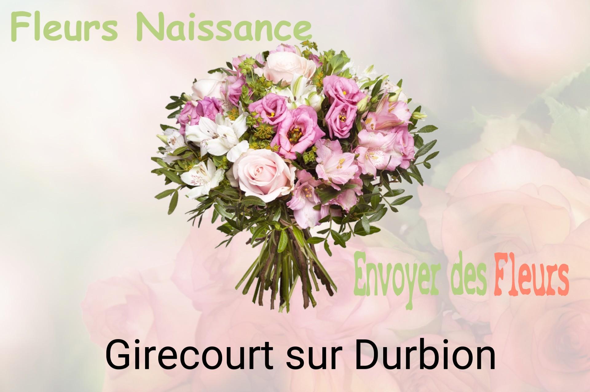 Bouquet de fleurs de naissance livré à Girecourt-sur-Durbion